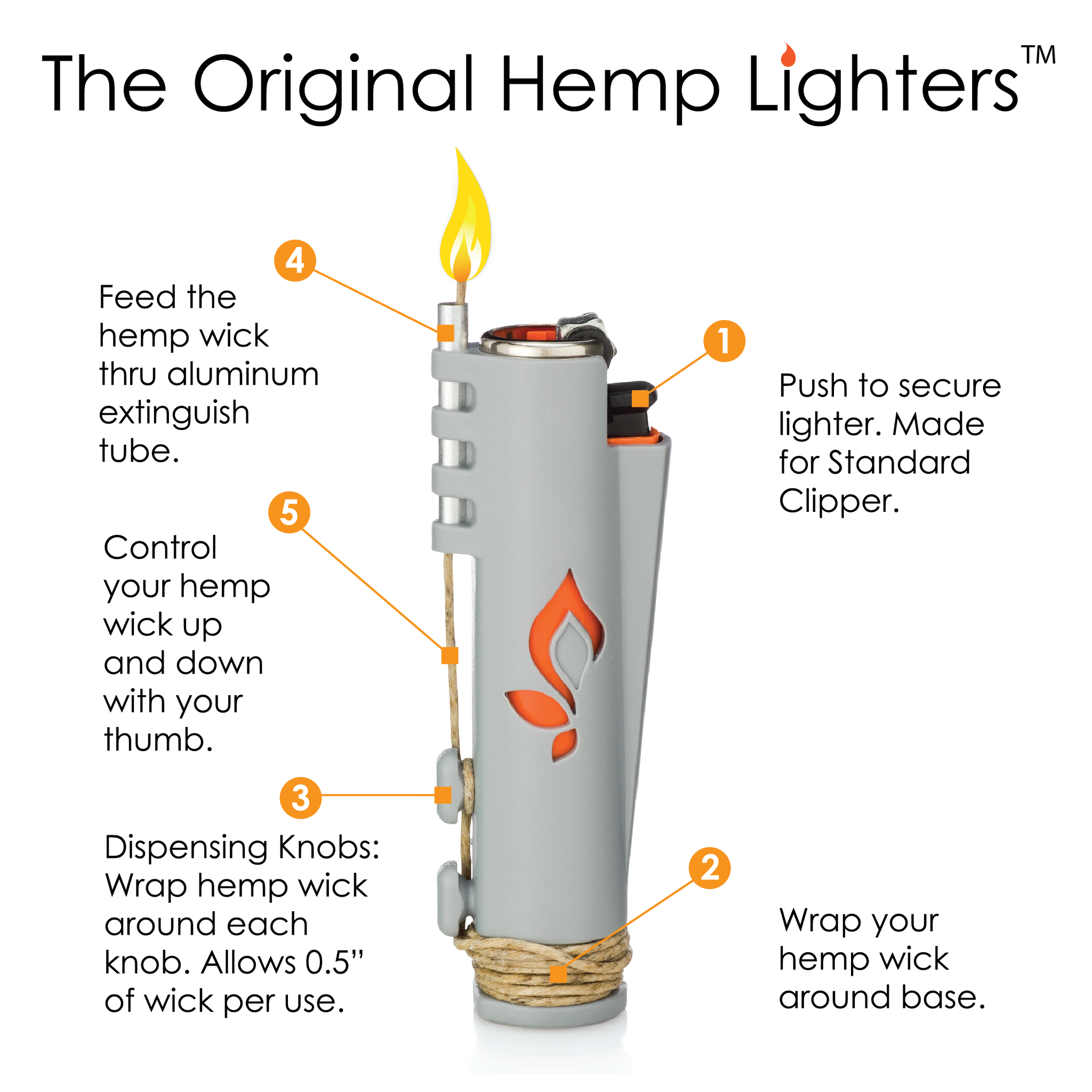 Hemp Wick Lighter (Clipper) – Hemplights